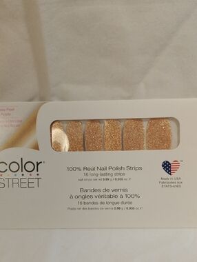 Color Street MOJAVE GOLD Nail Polish Strips